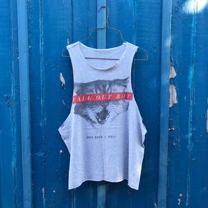 Fall Out Boy “Save Rock and Roll” Cat Tank Top